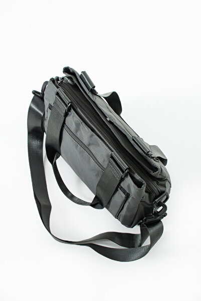 Sanmorris 5-Eye Patterned Parachute Fabric Adjustable Crossbody Strap Hand and Shoulder Bag