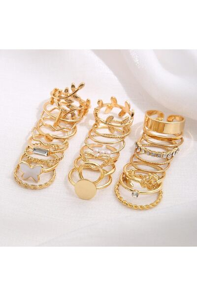 erorex 24 Pcs Gold Vintage Knuckle Rings Set for Women, Boho Dainty Stackable Midi Finger Rings,...