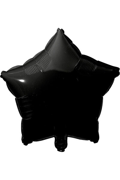 BALON DİYARI Siyah Yıldız folyo balon tüm renkler 45cm şık görüntü hava ve he...