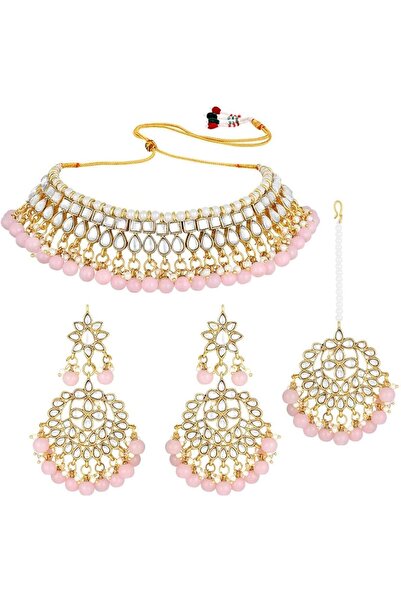 erorex قلادة Aheli الهندية المطرزة أقراط متدلية Maang Tikka نمط بوليوود الهندي الموضة العرقية...