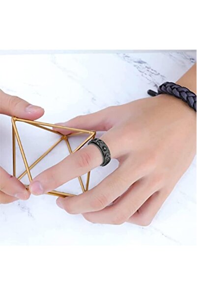 erorex Bukela Stainless Steel Spinner Ring, Anxiety Rings for Relieving Stress, Sun Moon Stars Promise...