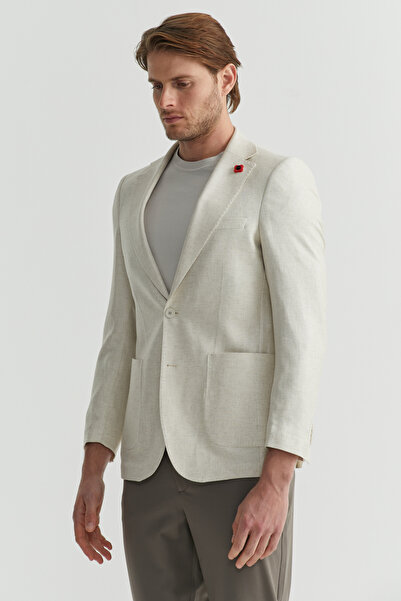 PAULMARK Ανδρικό μονόχρωμο μπουφάν με τσέπες