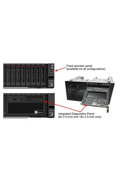 LENOVO 7Z73A0Agea Sr650 V2 S-4310 32Gb 3X960Ssd 1X1100W 2U Rack Server