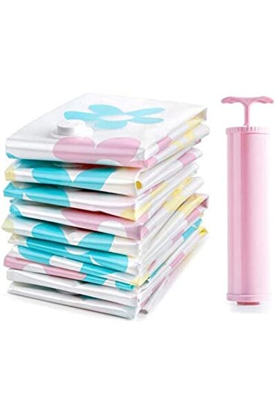 Arabest Jumbo Vacuum Storage Bags with Manual Pump Space Saver Compression Organizers for Clothes Pillows