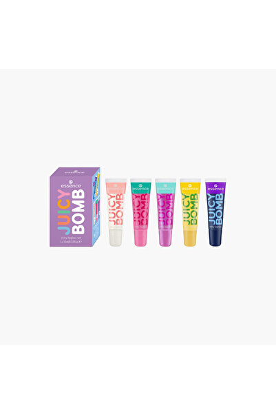 Essence Juicy Bomb 5-Piece Shiny Lip Gloss Set - 10 ml