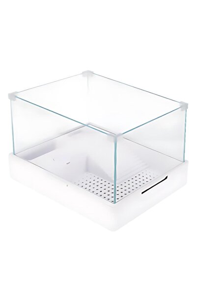 Sobo Cam Kaplumbağa Bahçesi Filtreli Lambalı 40x29x25 Cm