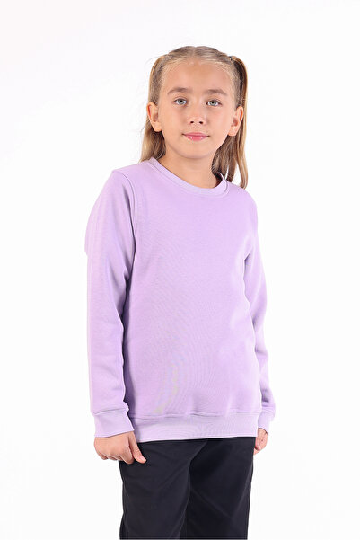 Rekormoda Fată 3 fire Ş cu căptușeală din fleece B basic Sweat tricou B guler...