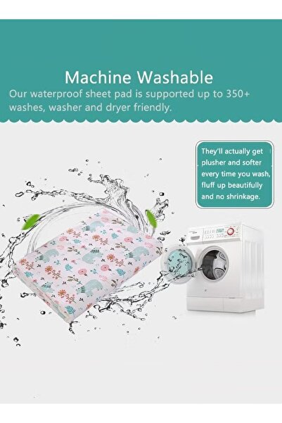 Generic Baby Waterproof Bed Pad 70*90cm Mattress Pad Reusable Underpad Baby Diaper Changing Pad Pink