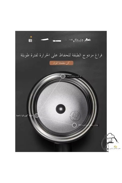 LUXURY Stainless steel mug with handle / Insulating cup for hot and cold drinks, 520ml, 304 stainless steel interior