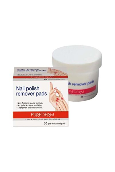 Purederm مناديل إزالة طلاء الأظافر - 36 منديلًا