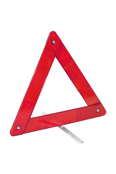 Lawazim Triangle Road Warning Sign II - Reflective Foldable Emergency Safety Sign