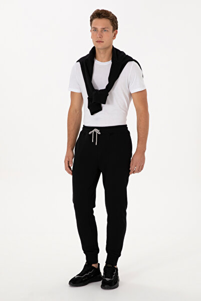 U.S. Polo Assn. Men's Black Sweatpants 50315631-Vr046