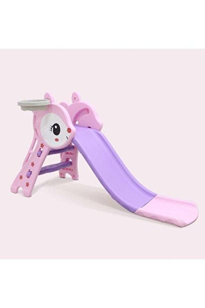 M.GÜLSOY Moment of Fun Children's Slide with Basketball Hoop for Indoor and Outdoor Use