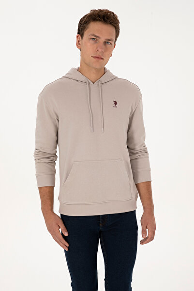 U.S. Polo Assn. Men's Stone Basic Sweatshirt 50313746-Vr049