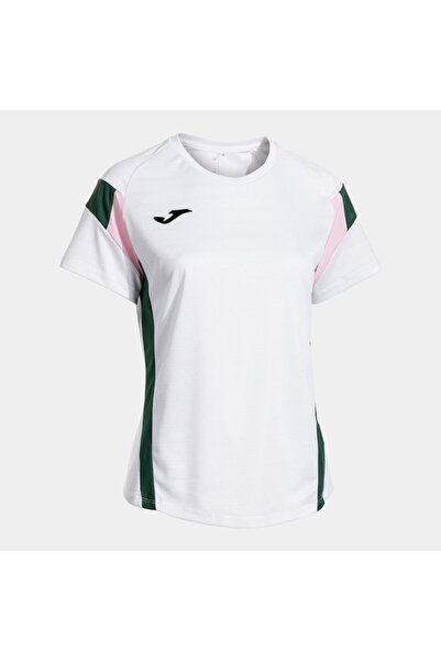 Joma Монреаль Жіноча футболка з круглим вирізом, біло-зелена, 902518.213