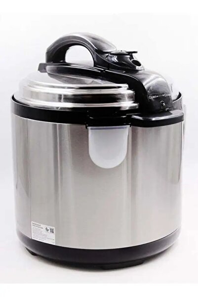 DCL Electric pressure cooker 6.0 liter 1000.0 watt silver/black