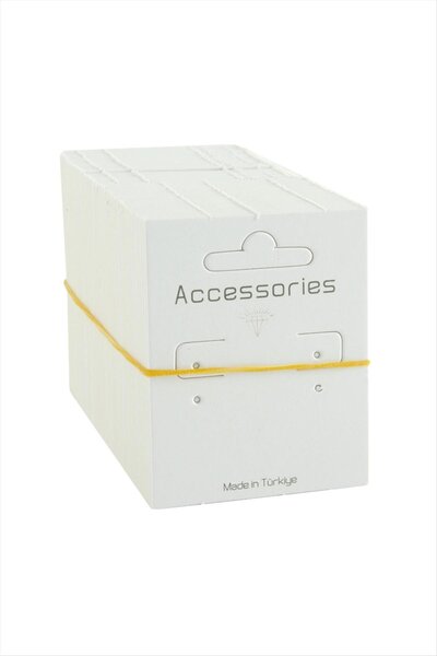 homedesing_mr بطاقات أقراط مستطيلة سميكة 100 قطعة