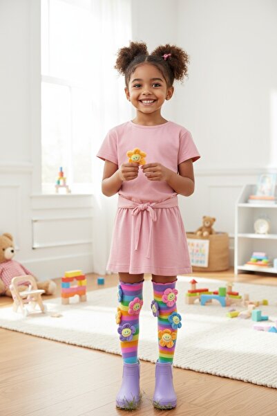 Gadget Gear Floral Figured Knee High Socks