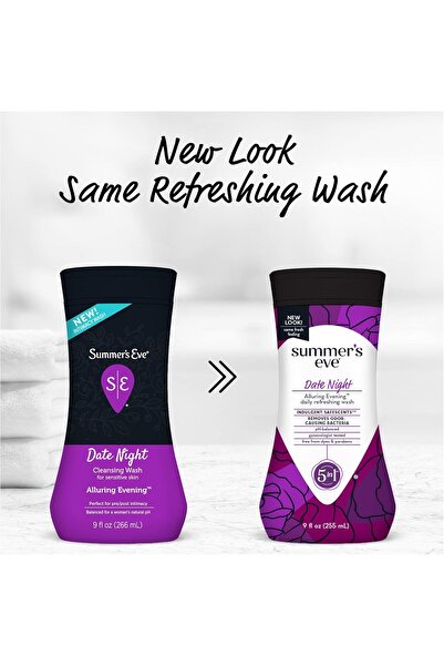 Summer's Eve Date Night Alluring Refreshing Feminine Wash, pH Balanced, 9 fl oz