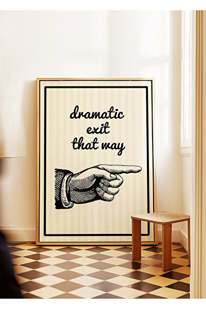 ARTHOUSECOLLECTIVE Ieșire dramatică – Decorare de perete – Poster fără cadru ...