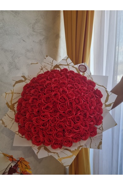 Store.sedas Buchet 101 trandafiri de sapun rosu