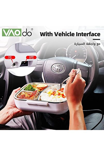 Alim Electric Lunch Box, 80W, 1.5L Leakproof, Type-C Lid, Dual Voltage