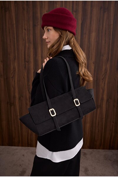 HEQA Pulover cu gât polo negru