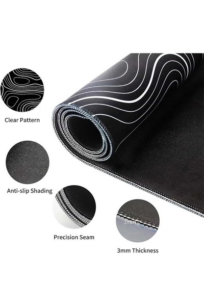 Primo Plus Gaming Mouse Pad Non-Slip Rubber Base Mouse pad Office Keyboard Mouse Pads for Computers