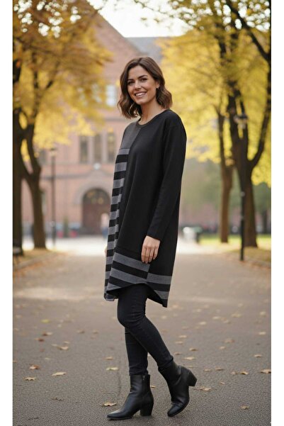 papilla Güncüoğlu Bottom Part Oval Combed Cotton Tunic