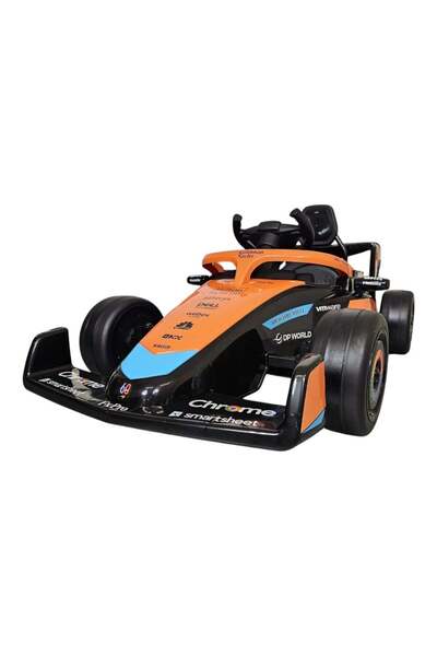 McLaren Mașină electrică licență Formula 1, Portocaliu, cu telecomandă, Bluet...