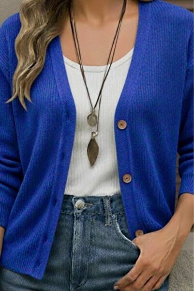 EyesOf    Button Detail Knitwear Blouse