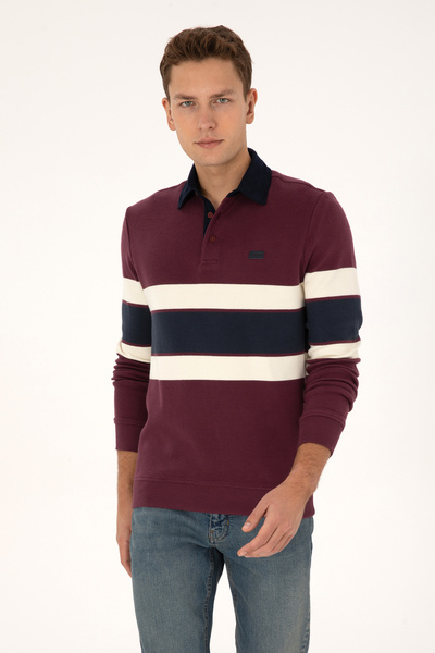 U.S. Polo Assn. Men's Burgundy Sweatshirt 50308897-Vr177