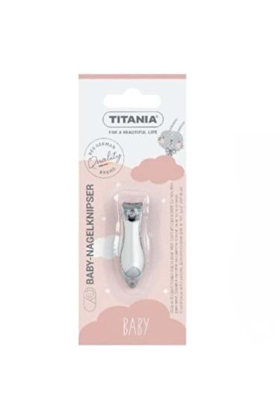 TİTANİA تيتانيا قصافة أظافر للأطفال الرضع مطلية بالكروم - 5 سم