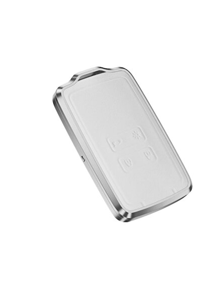 OEM White aluminum key case for Renault Captur/Megane/Talisman/Espace/Clio/Zoe/Koleos/Scenic/Arkana/Sand