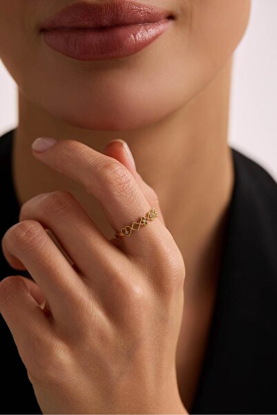 Tufanlar Kuyumculuk 14 Ayar Minimal Şans Altın Yüzük