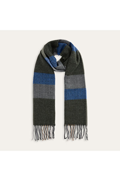 Mudo Striped Wool Blend Scarf