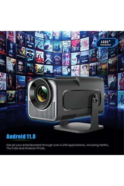 Alim HY320 Portable Smart Projector - Android 11, WiFi6, Bluetooth 5.0, 1080P Support
