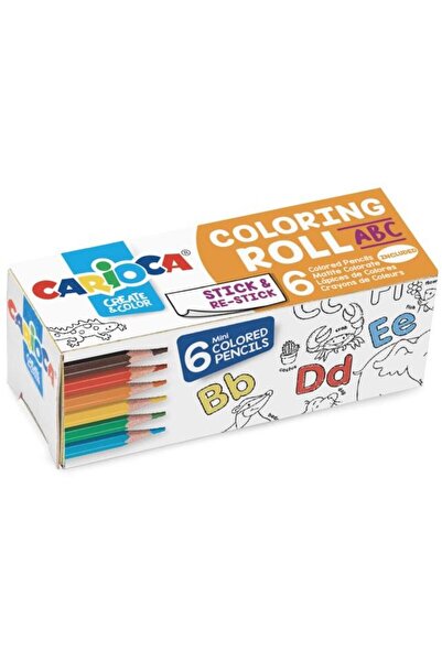CARIOCA Mini Coloring Roll Paper 85Ã10 cm, ABC