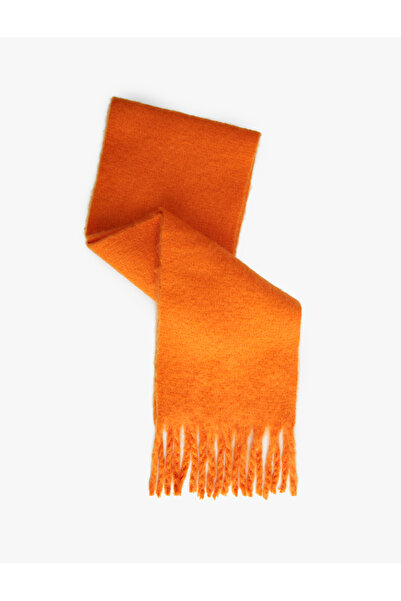 Koton Eșarfă lungă cu ciucuri cu textura moale