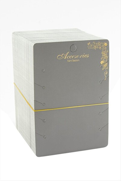 homedesing_mr 5 قطع من بطاقات الأساور باللون الرمادي 200 قطعة