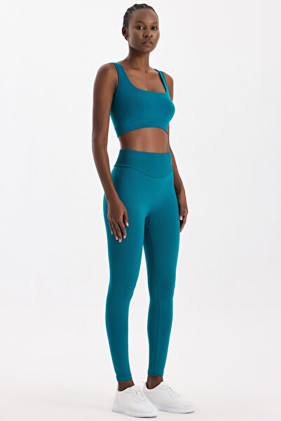 COMEUP Shaping / Sculpting Tights Millennium Green with Oval Belt Design