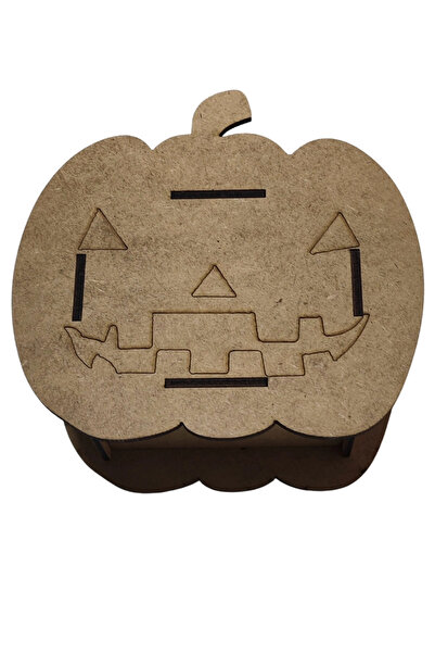 toptanetkinlikboyama Pumpkin Piggy Bank – Wooden Painting Activity Product Activity Set