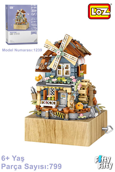 Vagonlife LOZ EV MÜZİK KUTUSU 799 PARÇA BLOCK OYUNCAK