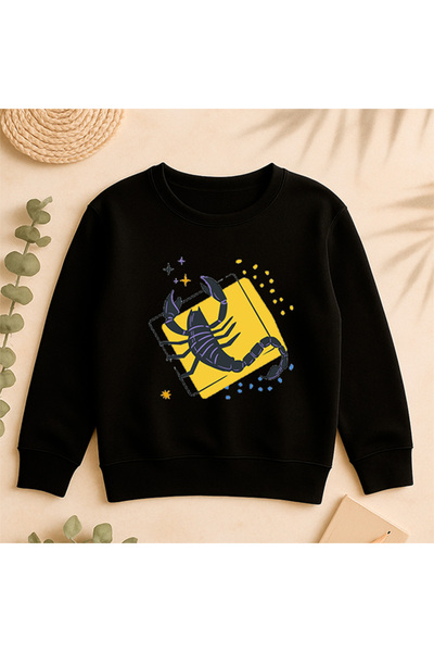 SVART WEAR Φούτερ Casual Μπροστινή Πλευρά με τύπωμα 100% Βαμβάκι Fancy Crew N...