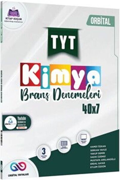 Orbital Yayınları TYT Kimya 40 x 7 Branş Denemeleri