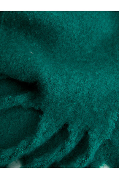 Koton Μαλακό μακρύ κασκόλ με φούντες με απαλή υφή