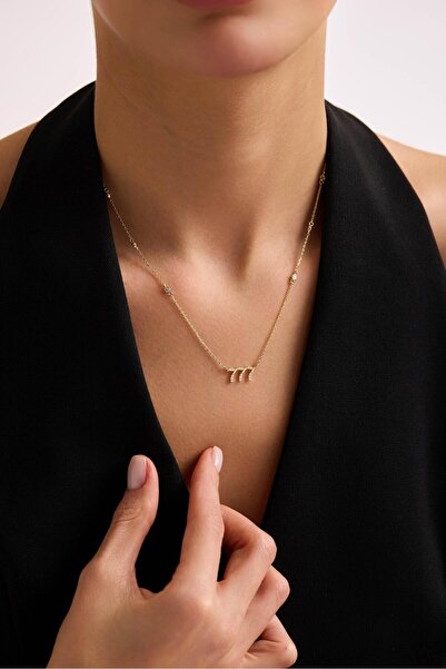 Tufanlar Kuyumculuk 14 Ayar 777 Şans Altın Kolye