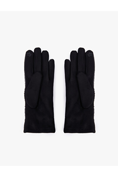 Koton Flower Embroidered Inflatable Gloves