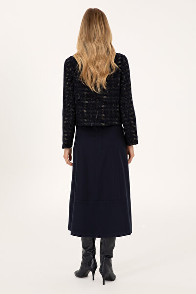 U.S. Polo Assn. Women's Navy Blue Woven Skirt 50310882-Vr033