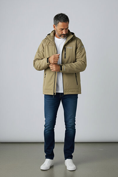 Butik Clmb Softshell Fabric Quality Waterproof Fleece Lined Coat